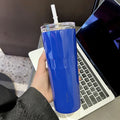 Axyaa Gradient Stainless Steel Thermos Straw Cup 500ML