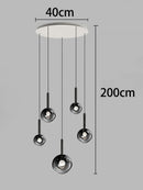 Axyaa Modern LED Pendant Light Chandeliers for Living Room