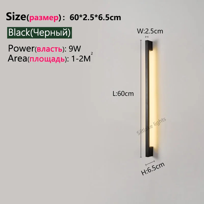 Axyaa Nordic Modern LED Wall Lamp for Indoor Living Room and Bedroom