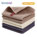 Axyaa Soft Cotton Towel Kitchen Dish Rags Honeycomb Face Wash Cleaning Cloth