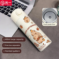 Axyaa Cute Stainless Steel Thermal Water Bottle with Filter, 400ml Thermos Cup