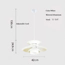 Axyaa UFO Gradient Pendant Light Fixture Mid Century Modern Chandelier