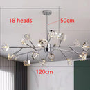 Axyaa Modern Ceiling Chandelier for Dining Room Living Room Indoor Lighting Fixtures