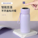 Axyaa Stainless Steel Temperature Display Water Bottle with Handle and Carry Strap