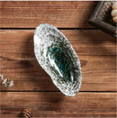 Axyaa Ceramic Sushi Sashimi Plate Set for Japanese Restaurant, Hotel - Cold Dish, Oyster Shell, Cuttle Fish