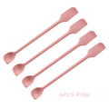 Axyaa Double Head Silicone Spatula Set for Jar Makeup & Cake - 4Pcs