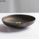 Axya Frosted Ceramic Dining Plate Set - Molecular Cooking Tableware
