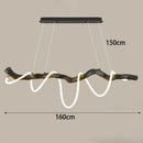 Axyaa Modern LED Pendant Chandeliers for Living Room & Dining Room Lighting