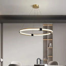 Axyaa Circular Main Light Chandelier - High-end Designer Lighting for Dining Room & Bedroom