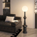 Axyaa Minimalist LED Floor Lamp - Remote Control Dimming Vertical Light
