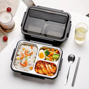 Axya Large Capacity Stainless Steel Insulated Lunch Box for Office Workers.