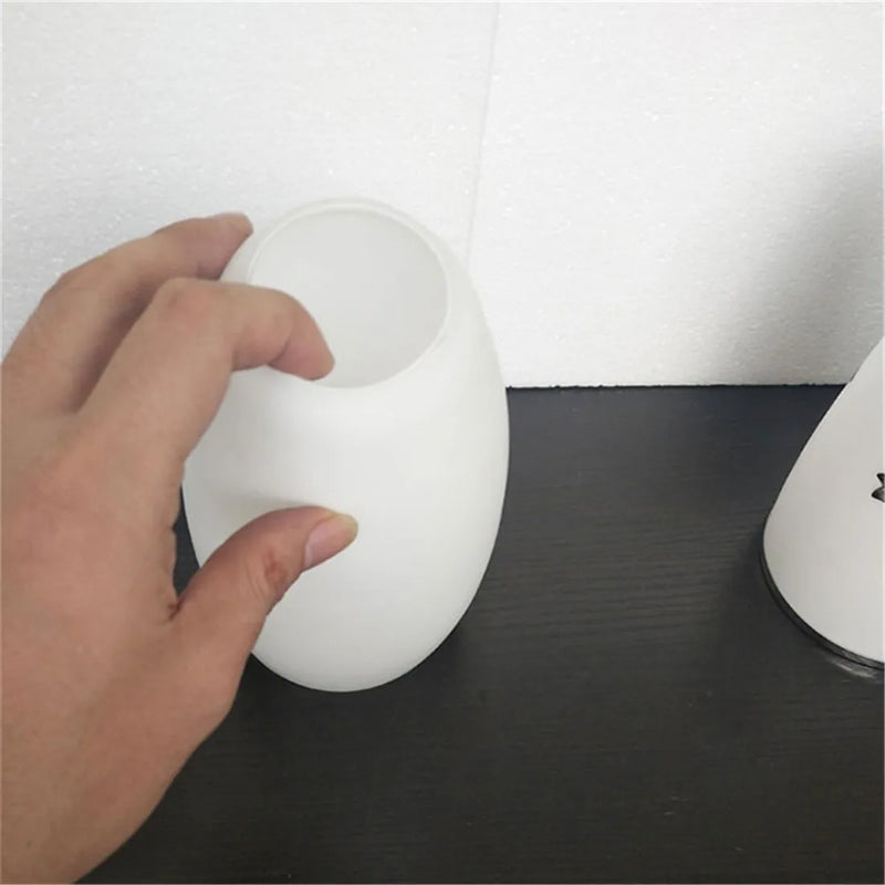Axyaa Matte White Glass Shade for E26 E27 Pendant Light