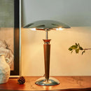 Nordic Retro Desk Lamp Wooden Iron Bauhaus Design Office Bedroom Decor
