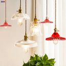 Axyaa Diamond Glass LED Pendant Lamp - Modern Nordic Hanging Lights