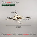 Axyaa LED Ceiling Lamp Strip Modern Simple Designer Creative Hall Light
