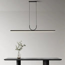 Axyaa LED Black Ceiling Chandelier for Kitchen Island Dining Room Lighting Fixture