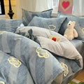 Axyaa Cotton Quilt Cover Single 150x200x230 Small Fresh Print