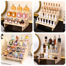 Axyaa Multi-Layer Wooden Display Stand for Anime Action Figures and Dolls