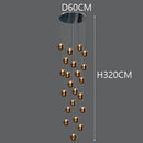 Axyaa LED Pendant Light Chandeliers for Modern Home Decor