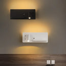 Axyaa Wireless Charging Bedside Sconce Lamp USB Modern Spotlight Fixture