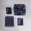 Axyaa Silky Satin Fitted Sheet Set - Soft & Smooth Solid Color Queen/King/Twin Size
