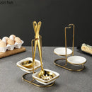 Axya Stainless Steel Tableware Storage Rack for Cutlery and Ceramic Bowls