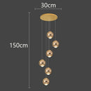 Axyaa Crystal Chandelier: Stair & Living Room Pendant Lighting