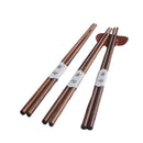 Axya Japanese Walnut Wooden Chopsticks Set - Eco-friendly Kitchen Utensils