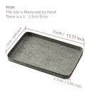 Axya Antique English Storage Tray - Elegant Rectangular Wrought Iron Tray