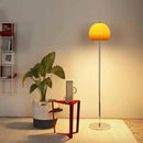 Axyaa Retro Glass Mushroom Bauhaus LED Floor Lamp Gradient Orange