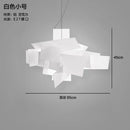 Axyaa Minimalist Style LED Chandelier for Designer Home Decor & Art in Nordic Living Room