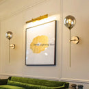 Axyaa Glass Wall Lights for Bedroom Bedside, Dressing Mirror, Corridor - LED Bracket Lamp