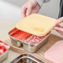 Axyaa Stainless Steel Stackable Food Storage Container Box