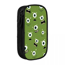 Axyaa Double Layer Pen Case - Monsters Mike And Sullivan Merch - Girl Make Up Bag