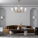 Axyaa Minimalist Molecular LED Pendant Light Circular Hanging Lamp
