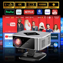 Axyaa 4K Android12 WiFi 6 Home Theater Projector 40000 Lumens Full HD 3D HDR10