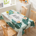 Axyaa Light Luxury Rectangular Tablecloth with Oil-Proof and Anti-Scalding Features