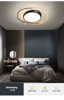 Axyaa Crystal Circle Ceiling Chandelier LED Lighting for Living Room Bedroom