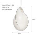 Axyaa Wabi Sabi Silk Pendant LED Chandelier for Home Decor Lighting