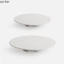 Axya White Ceramic Dinner Plate Set Steak Sushi Fruit Bowl Sashimi Dish