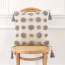 Axyaa Bohemian Tufted Nordic Pillow Cover for Home Decor 45x45 - Living Room, Sofa, Car