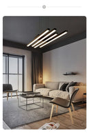 Axyaa LED Modern Chandelier for Living Room, Creative Minimalist Atmosphere Lighting
