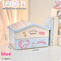 Axyaa Cute House Storage Box: Multi-functional Cosmetic Organizer & Desk Office Stationery Rack