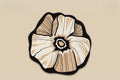 Axyaa Irregular Shape Flower Pattern Rug for Bedroom & Living Room