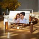 Axyaa Custom Portrait Music Night Light with Song - Romantic Anniversary Gift