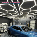 Axyaa Hexagon LED Ceiling Light for Showroom and Garage