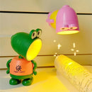 Axyaa Frog Foldable LED Mini Night Light Desk Lamp for Kids Bedroom Decor