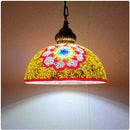 Axyaa Turkish Glass Chandelier - Exotic Hotel Specialty Bedroom Hallway Lighting