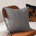 Axyaa Herringbone Yarn Pillowcase - Modern Minimalist Decor