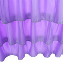 Axyaa Elastic Solid Bed Skirt Three Layers Wrap Around Easy On/Off Dust Ruffled